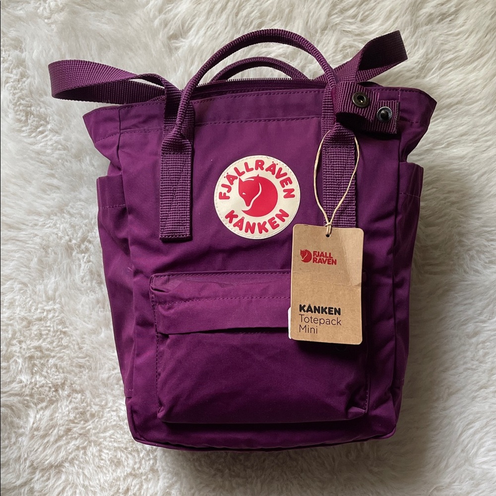 Fjallraven Kånken Totepack Mini Royal Purple new with tags